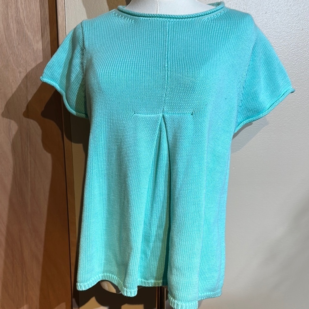 Heather b l Women's Aqua Knit Top
